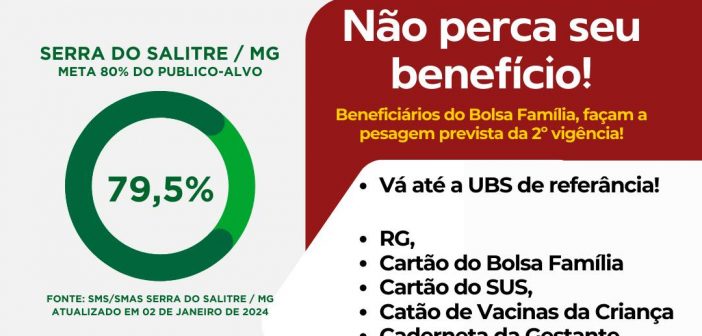 Beneficiários Do Bolsa Família Têm Até 17 De Janeiro Para Se Apresentarem à Pesagem Obrigatória 9685